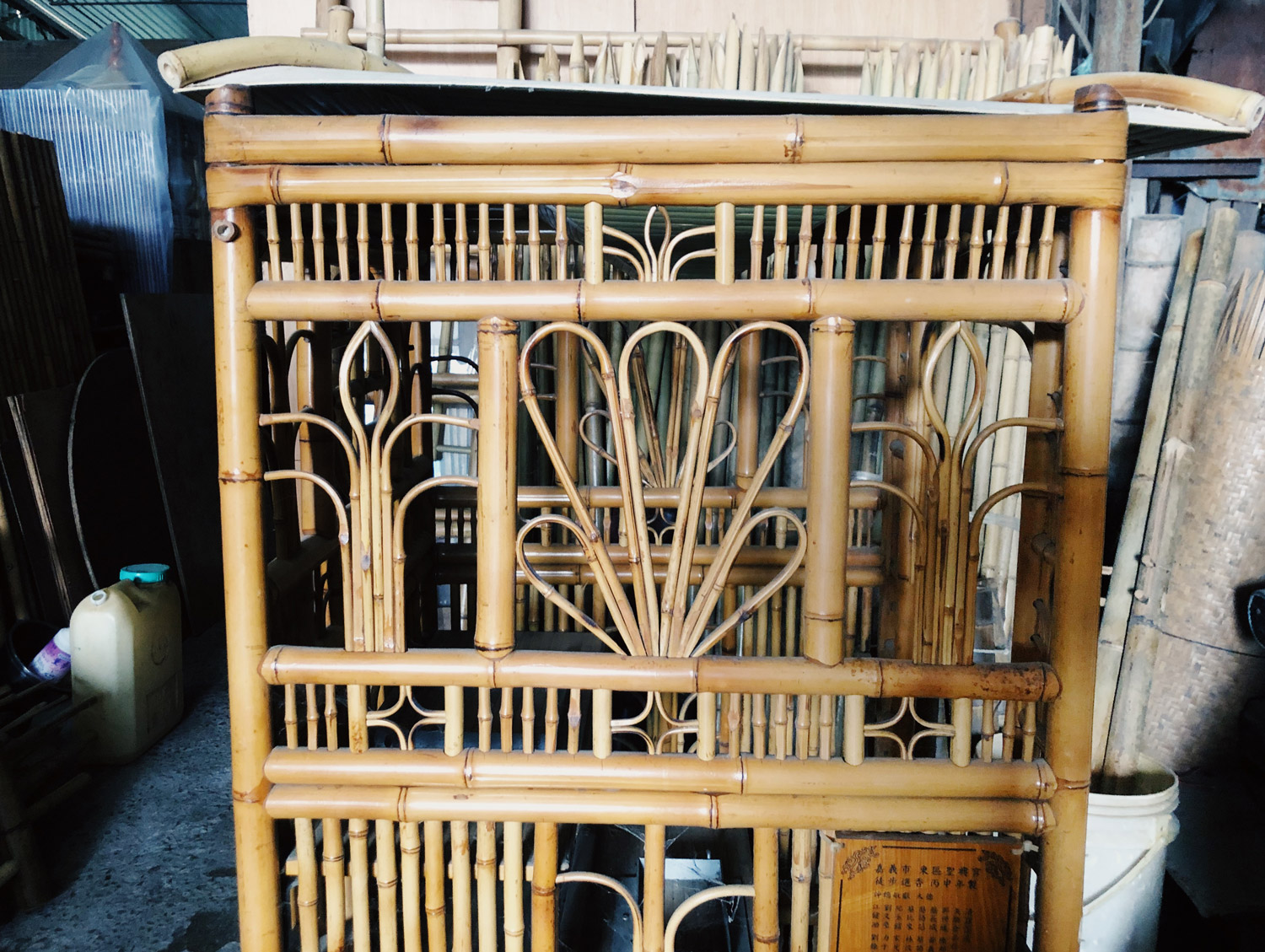 竹飄香竹藝品店 竹櫃子