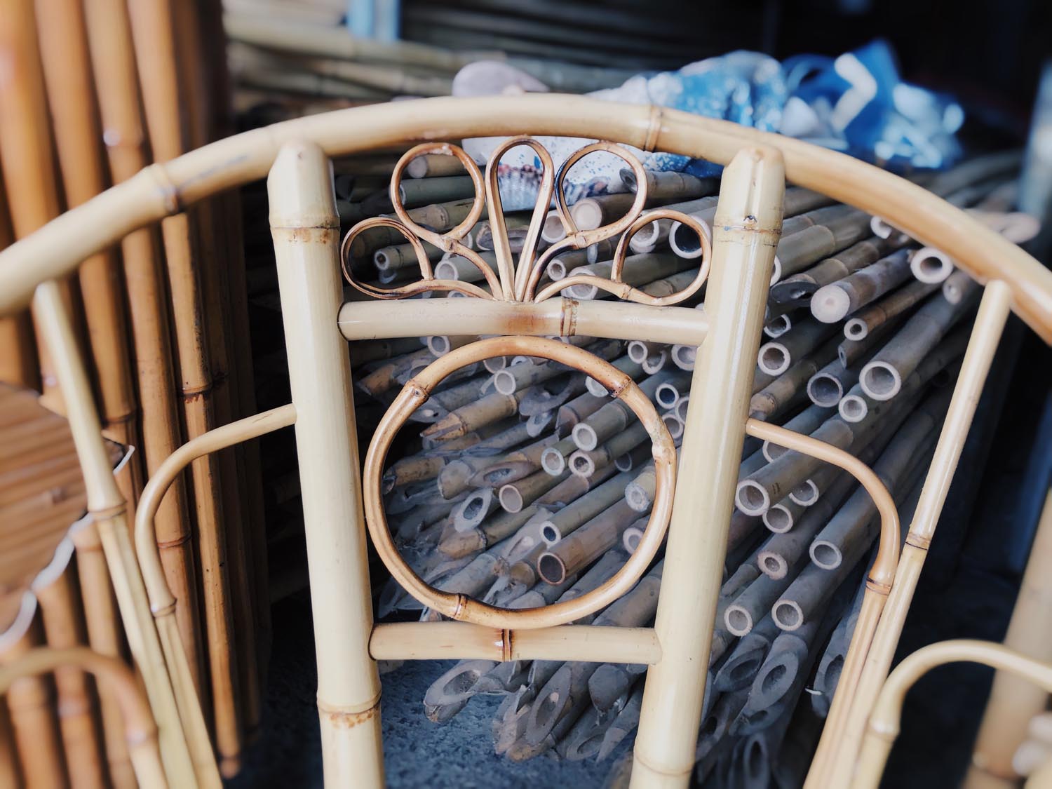 竹飄香竹藝品店 竹椅作品