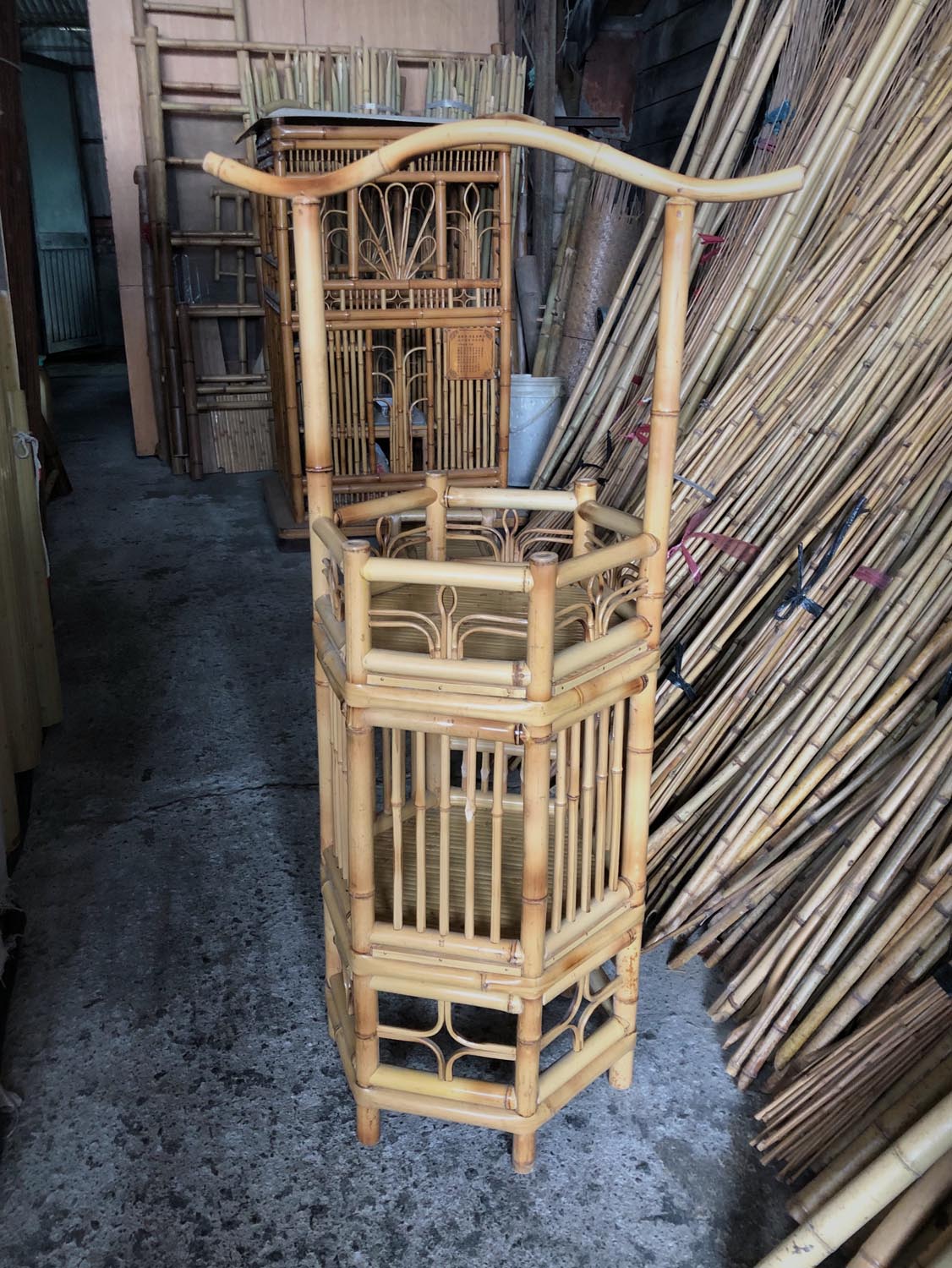 竹飄香竹藝品店作品